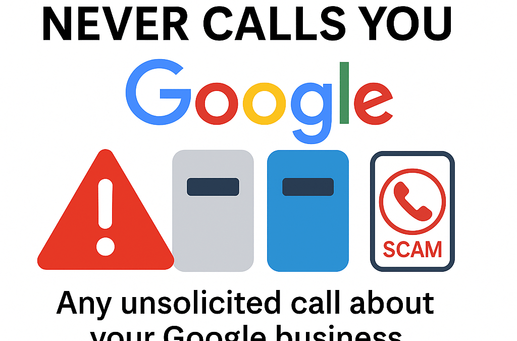 “You’re Verified Now” and Similar Google Listing Scams