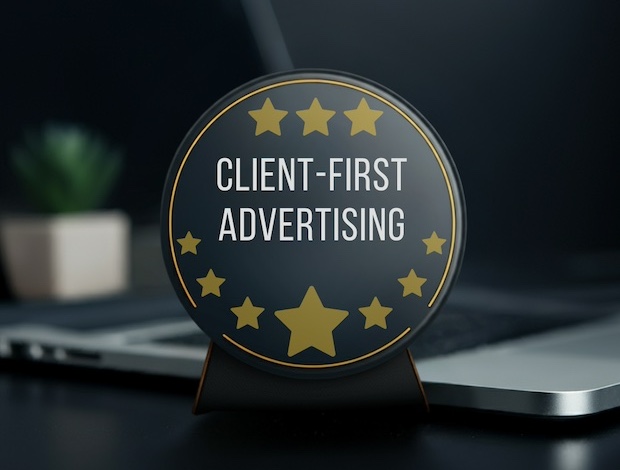 client-first advertising badge for DC DiGiTAL PRO